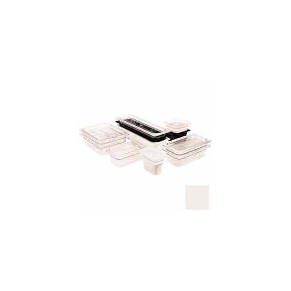Cambro - Camwear Food Pan, Plastic, Full Size, 6" Deep, Polycarbonate, White, NSF